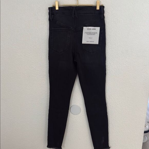 Good American- Good Legs-skinny sculpting blackWash Skinny Jeans- Size 6-12 - Picture 5 of 8